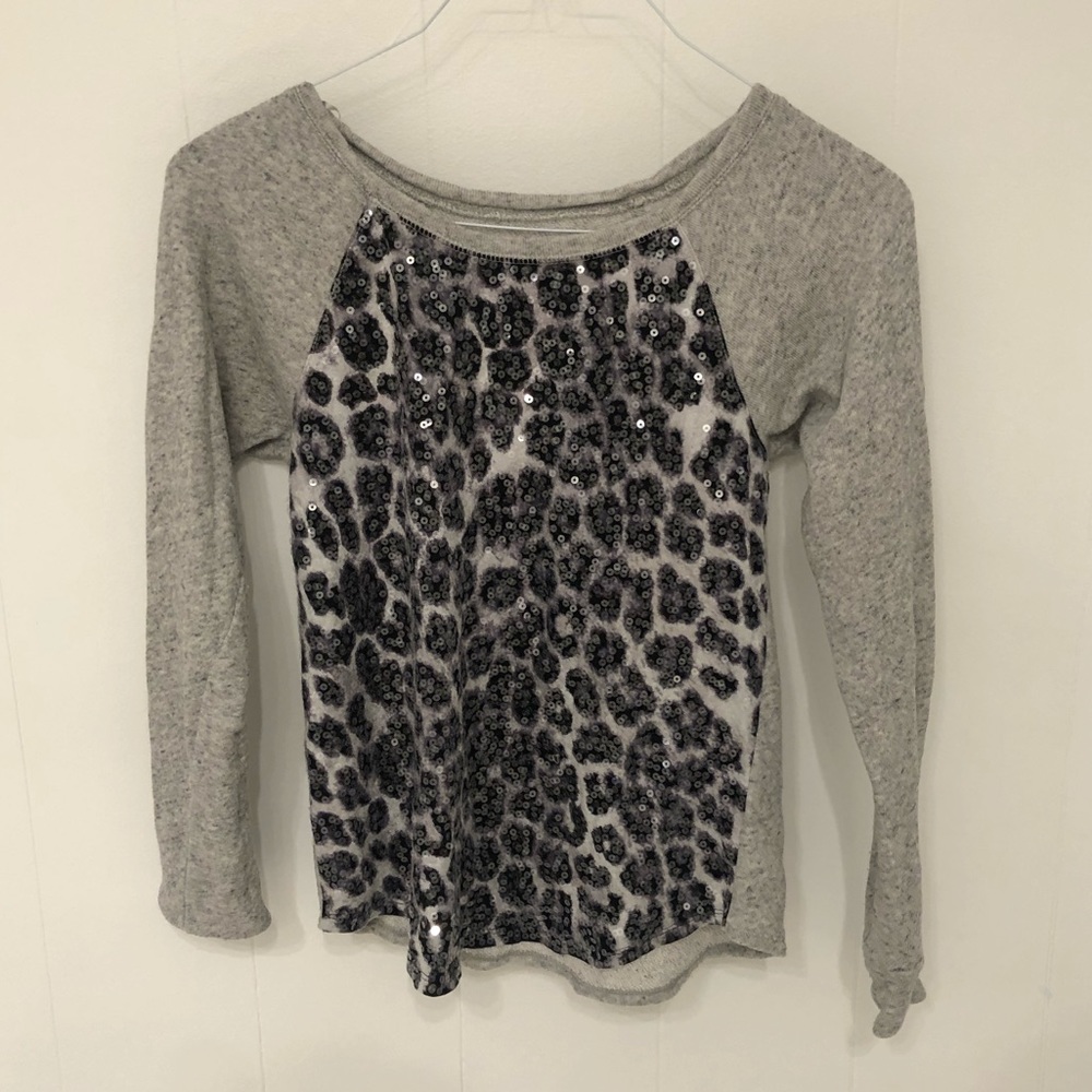 Express Leopard Print Sweater